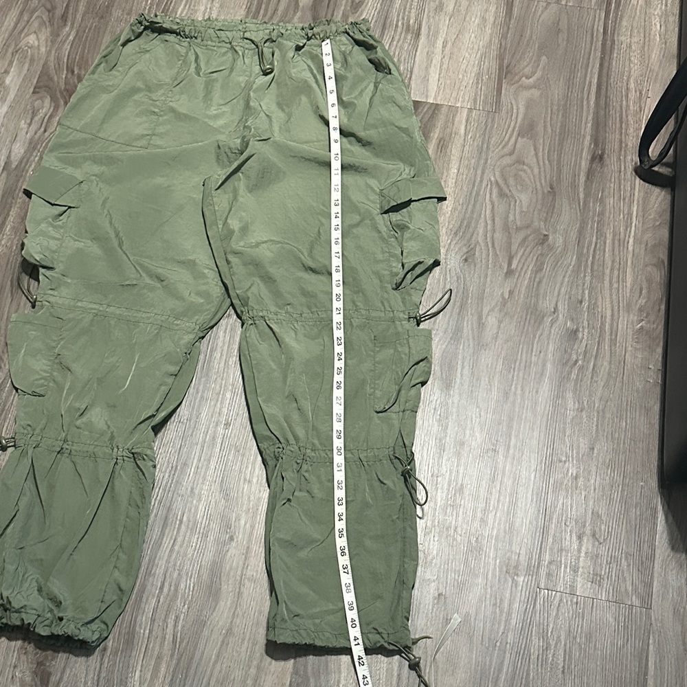 Charlotte Russe Olive Green Cargo Joggers - Picture 6 of 7